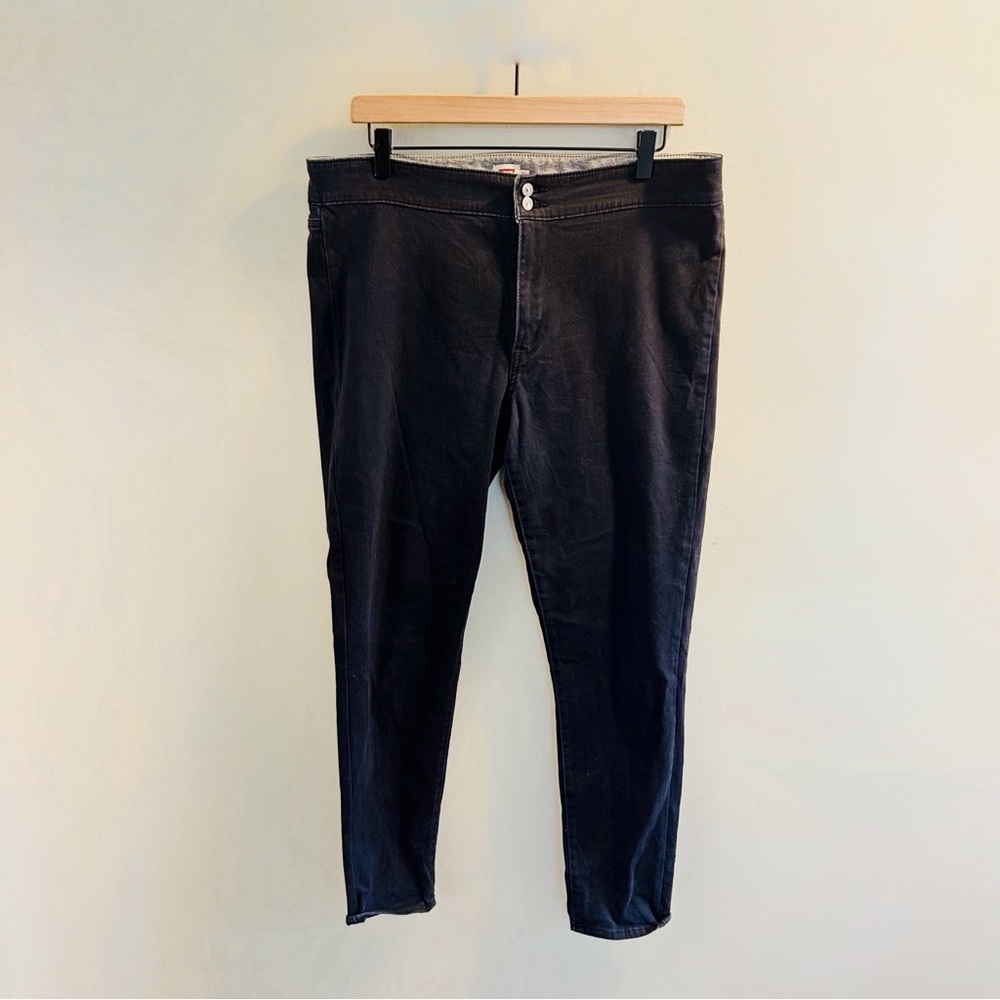 Levi’s Skinny Jeans Black Womens Size 33 White Tag Pants Levi Strauss Neutral
